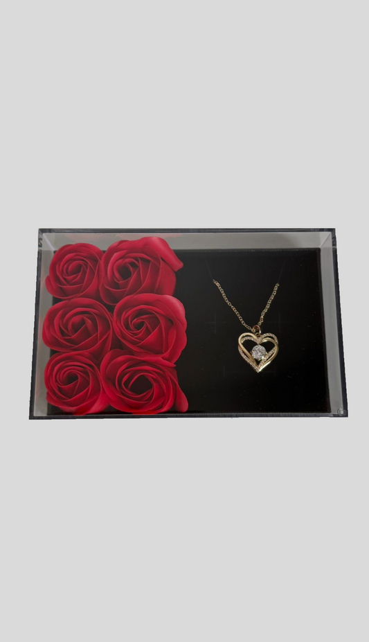 Rozenbox met ketting